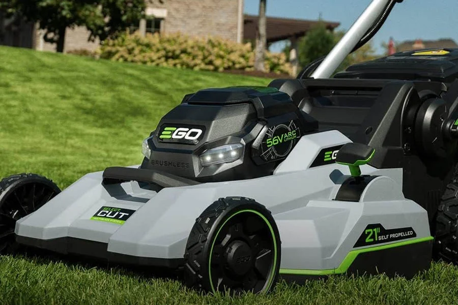 electric start lawn mowers